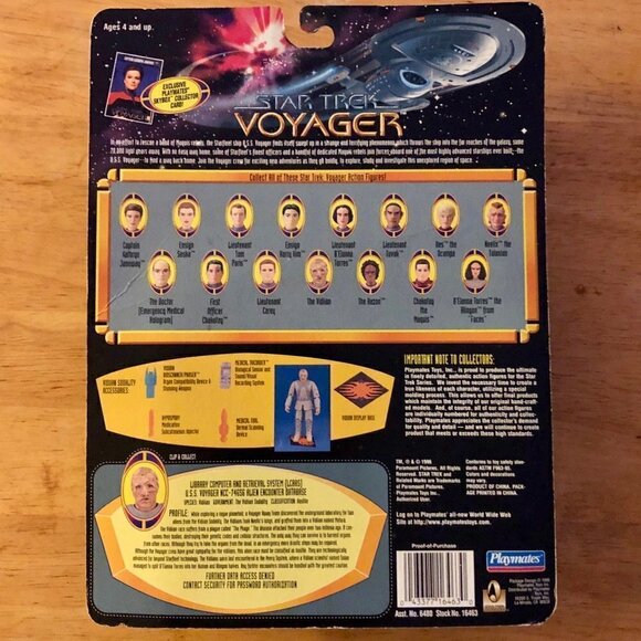 Unopened - 1995 Star Trek Voyager Vidiian Action Figure - Accessories Playmates - Picture 2 of 3